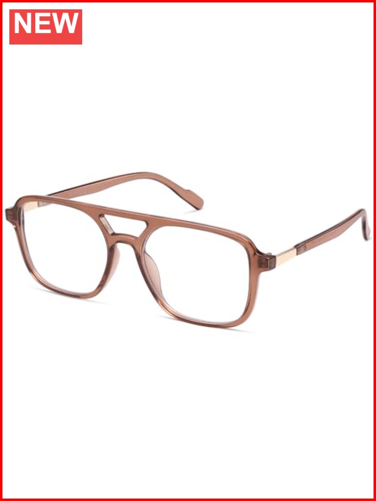 Trendy Aviator Blue Light Blocking Glasses Computer Frame